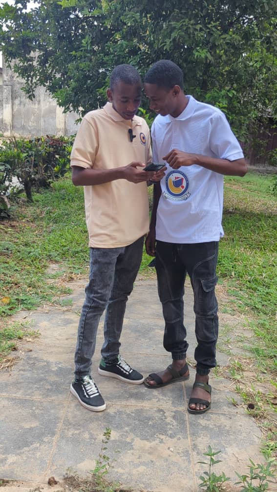 Students at a study tour