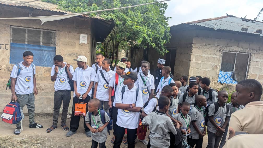 Students at a study tour